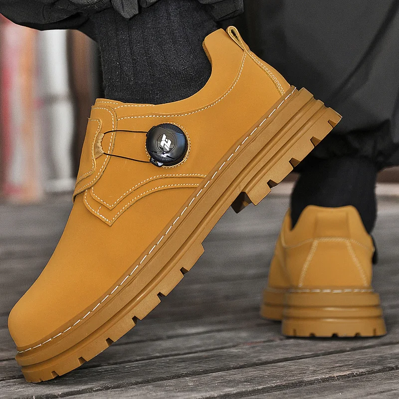 Men's Hiking Boots Quick Lace Outdoor Trekking Plus Size Comfortable