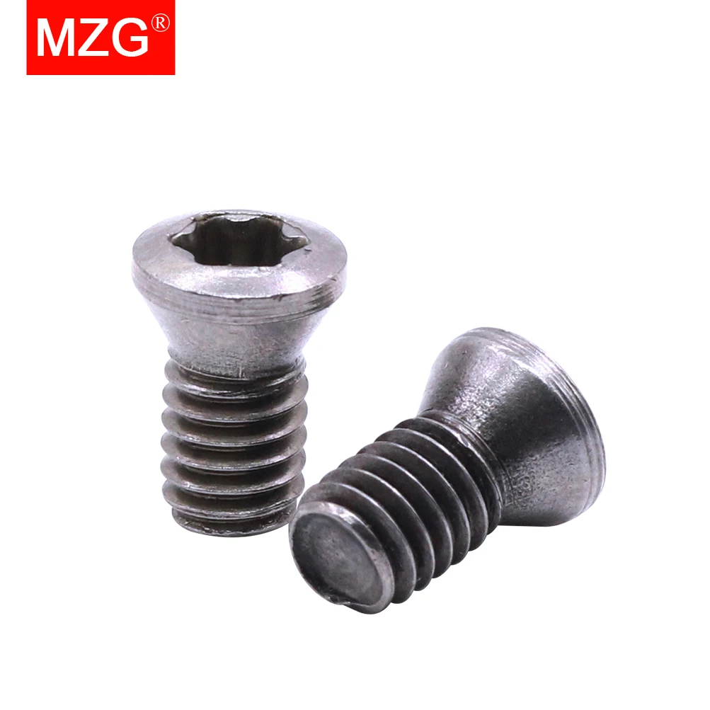 MZG 50PCS Torx Screws Turning Toolholder Milling Cutter Standard CNC Machining Chamfering Tool Screws