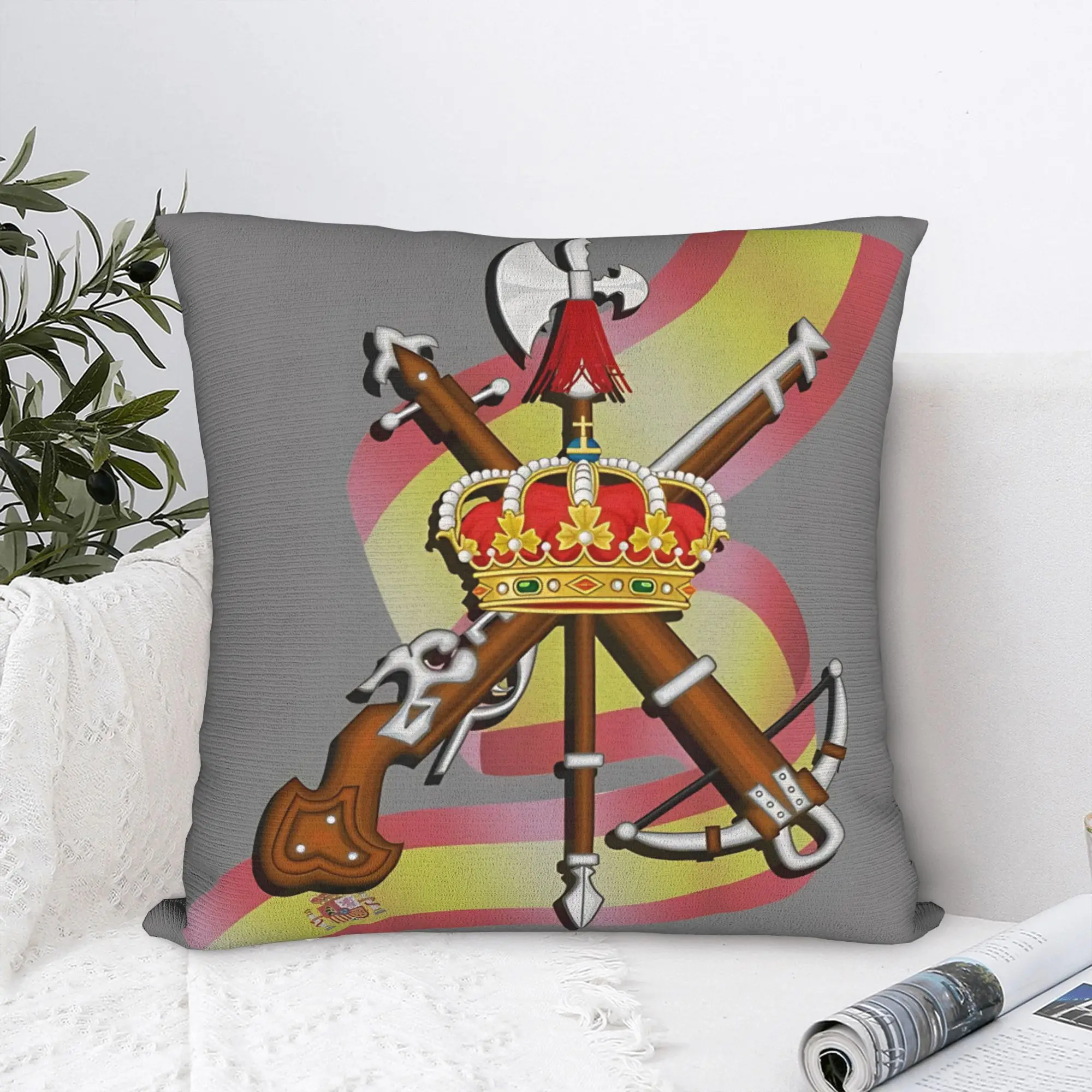 Spanish Legion Pillow Case  Custom Pillow Cover For Wedding Party Home Decor Retro Trendy Pillowcases