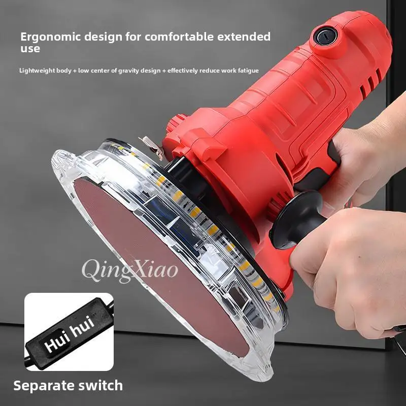 Handheld Wall Sander Self Dust Absorb Sanding Tool Multi Function For Putty Wall Polishing Construction Decoration Equipment view 6