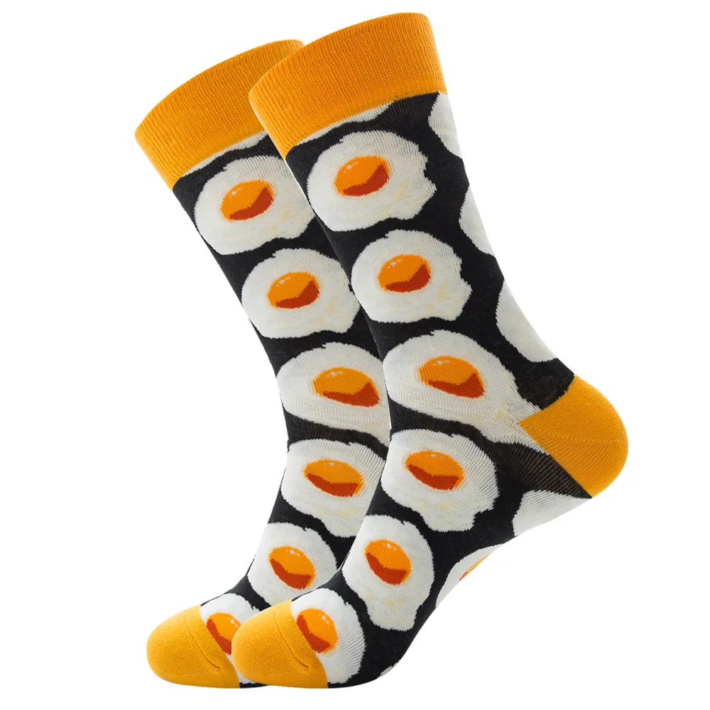 New INS beer corn men\'s and women\'s socks watermelon hot dog sushi tide socks hot dog socks comfortable breathable socks