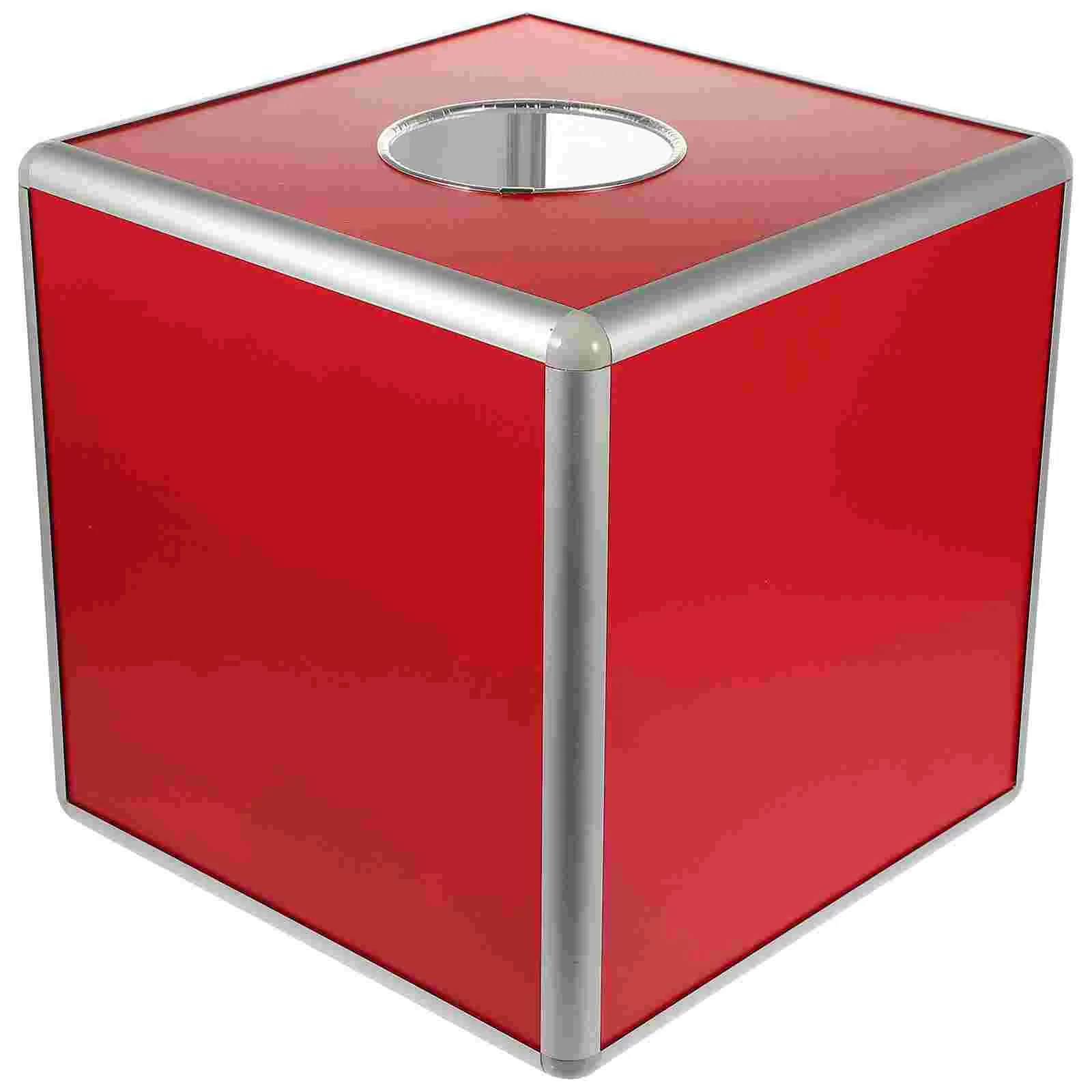 

Donation Ticket Lottery Box Accessories for Raffle Tickets Boxes Fundraising Case Aluminum Alloy Accessory