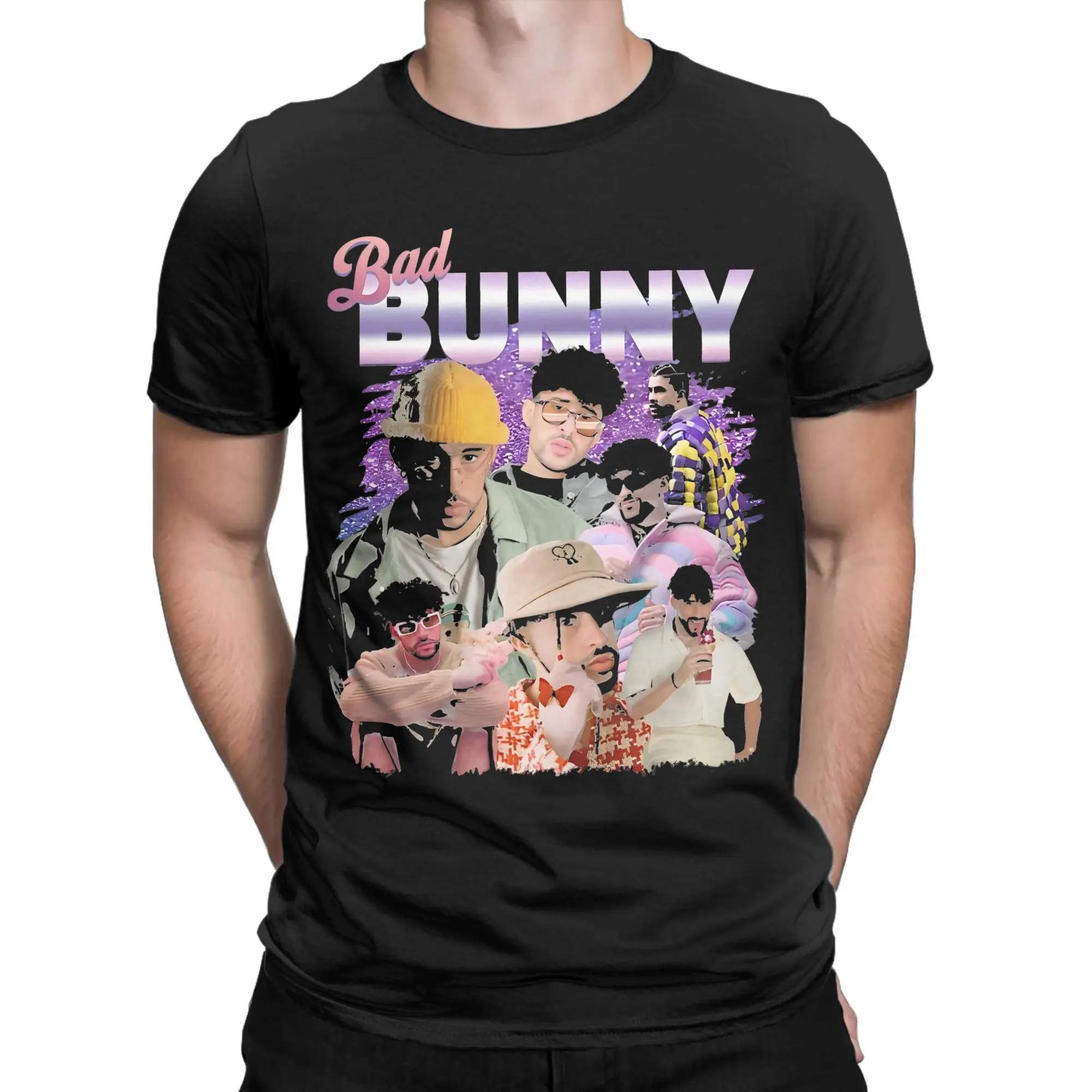 2025 Bads bunnys Music Singer Tee Shirt for Men Women Graphic Printed T Shirts  Cotton Clothing