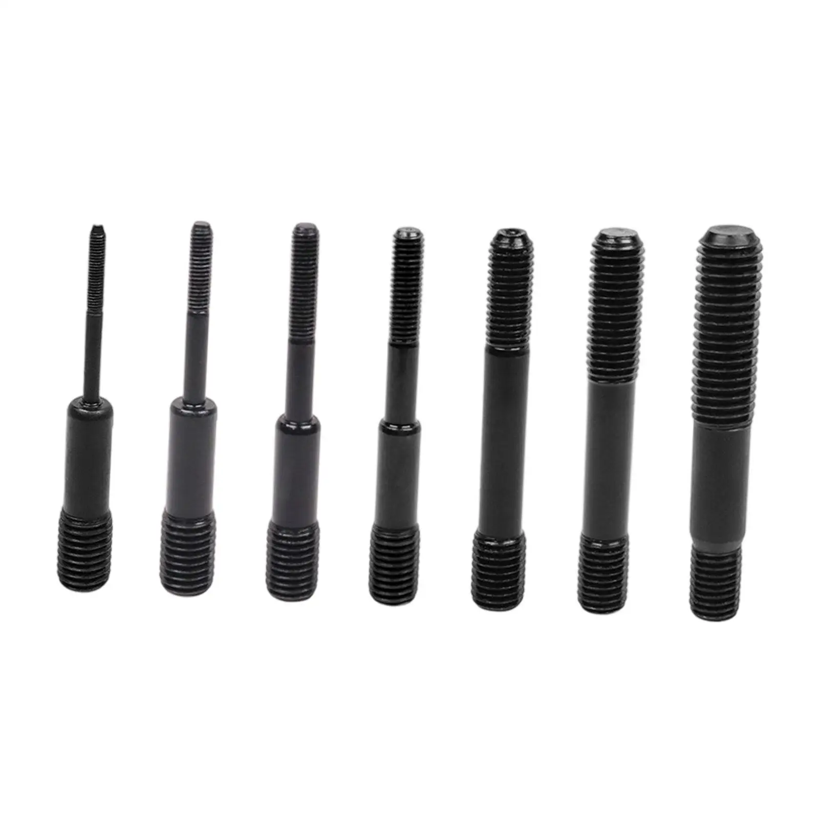 7x Air Hydraulic Rivet Nut Tool Tool Setting Kit Industrial Nose Piece Change M8 Air Rivet Nut Pull Setter for Construction