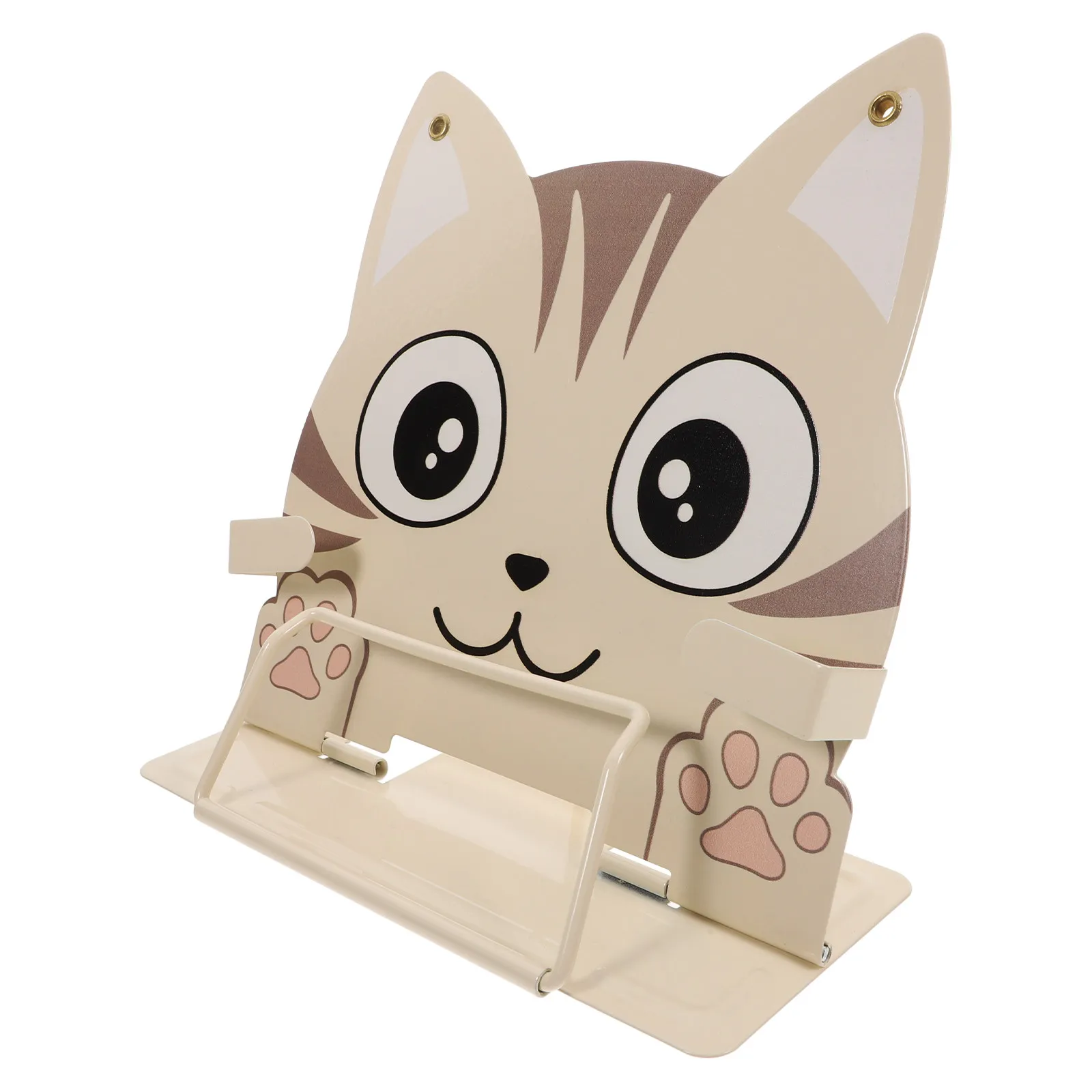 Multi Functional Cartoon Animal Bookstand Reading Metal Book Holder Desk Portable Adjustable Reading Recipe Music Book