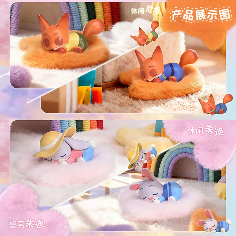 ตุ๊กตาซูโทเปีย 2 ของแท้ กล่องสุ่ม ฟิกเกอร์นิค จูดี้ มิลา ของสะสม ตุ๊กตาตกแต่งบ้าน ของขวัญสำหรับเด็ก