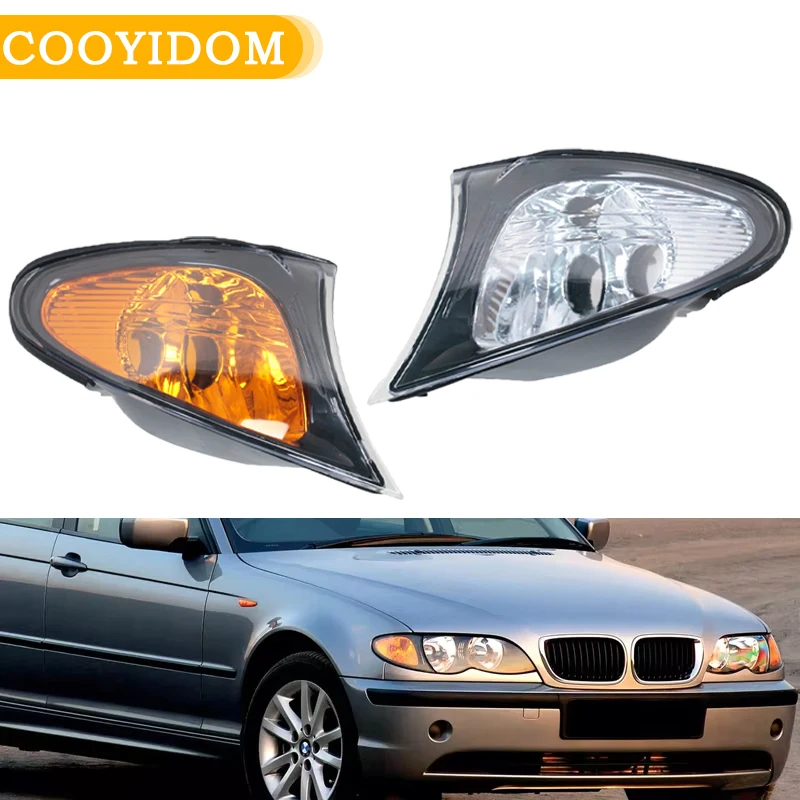 Front Corner Light Turn Light Marker Light Lamp For BMW 3 series E46 4-Door 318i 320i 325i 330i 2002 2003 2004 2005 No Bulb