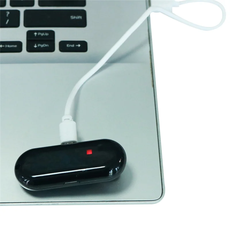 ميزان حرارة الجبين، ميزان حرارة USB صغير، جهاز مراقبة الطفل الرقمي، درجة حرارة الجسم للأطفال، جهاز قياس الحمى بالأشعة تحت الحمراء - أبيض
