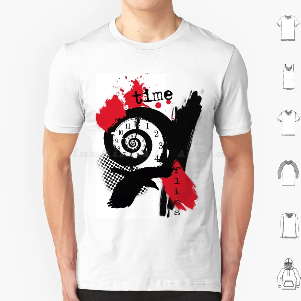 Time Flies T Shirt Men Women Kids 6xl Trash Polka Tattoo Time Flies