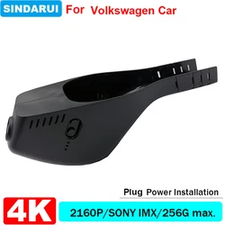 4K 2160P Plug and Play Easy Installation Car DVR Wifi Dashcam Dual Lens For Volkswagen Skoda/Seat/Atlas/Arteon/Passat/Golf MK7