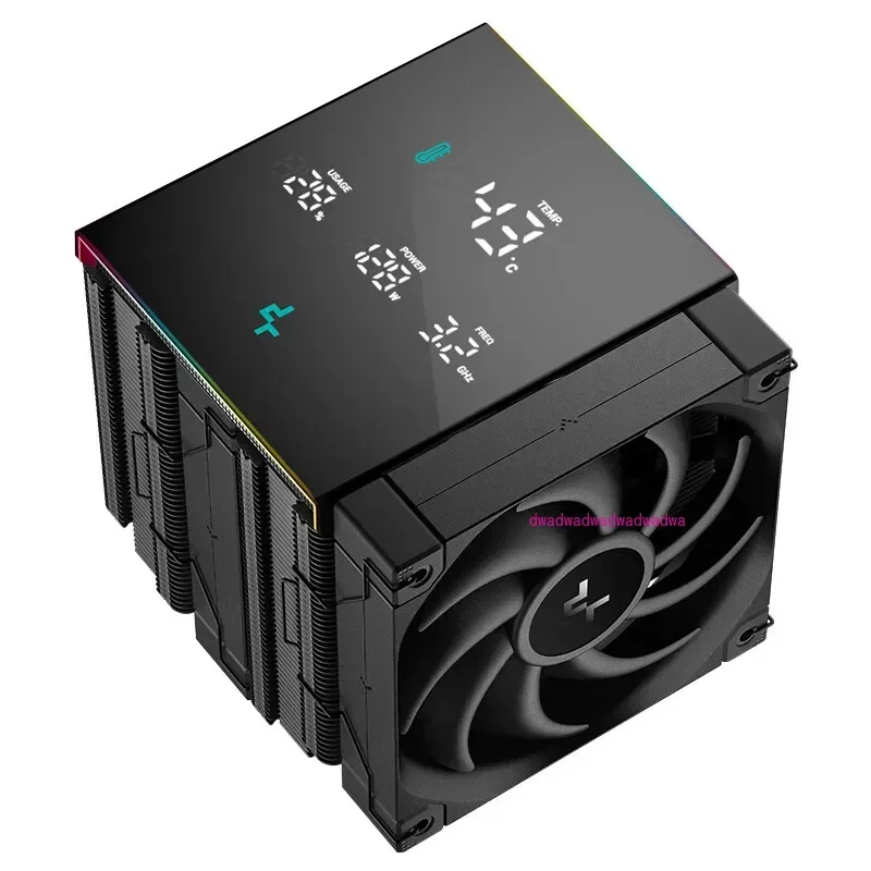 CPU Cooler PWM TEMPERATURE DISPLAY CPU Cooling Fan for Gaming PC Cpu Fan Deepcool AK620 PRO 4PIN 120mm Pure Copper 6 Heat Pipes