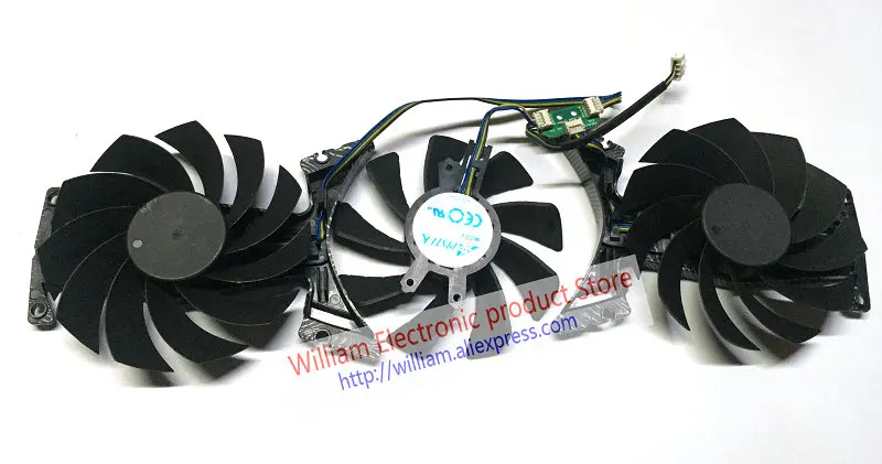 Original For ZOTAC GeForce GTX970 980TI 1070 1080 Video Graphics card cooling fan