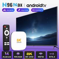 New H96 MAX M2 PLUS Smart TV Box Android 14.0 RK3528 Wifi6 BT5.4 8K Voice Remote Google Assistant Media Player Set Top Box