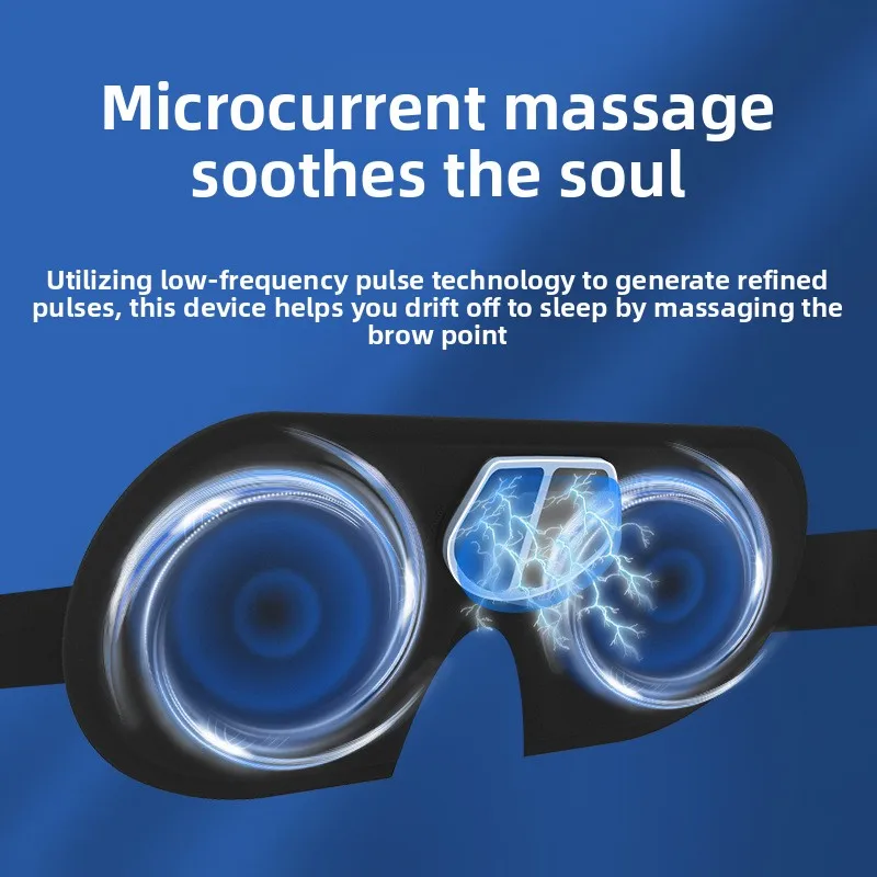USB Charging Heated Massage 3D Eye Mask with Constant Temperature Sleep Heat Therapy Eye Relaxation Aid Blocking Light