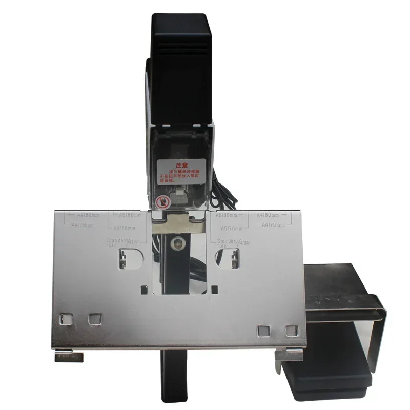 НОВЫЙ 2-50 листов сверхмощный электрический плоский степлер с седлом 106E автоматический быстрый переплет машина для верховой езды