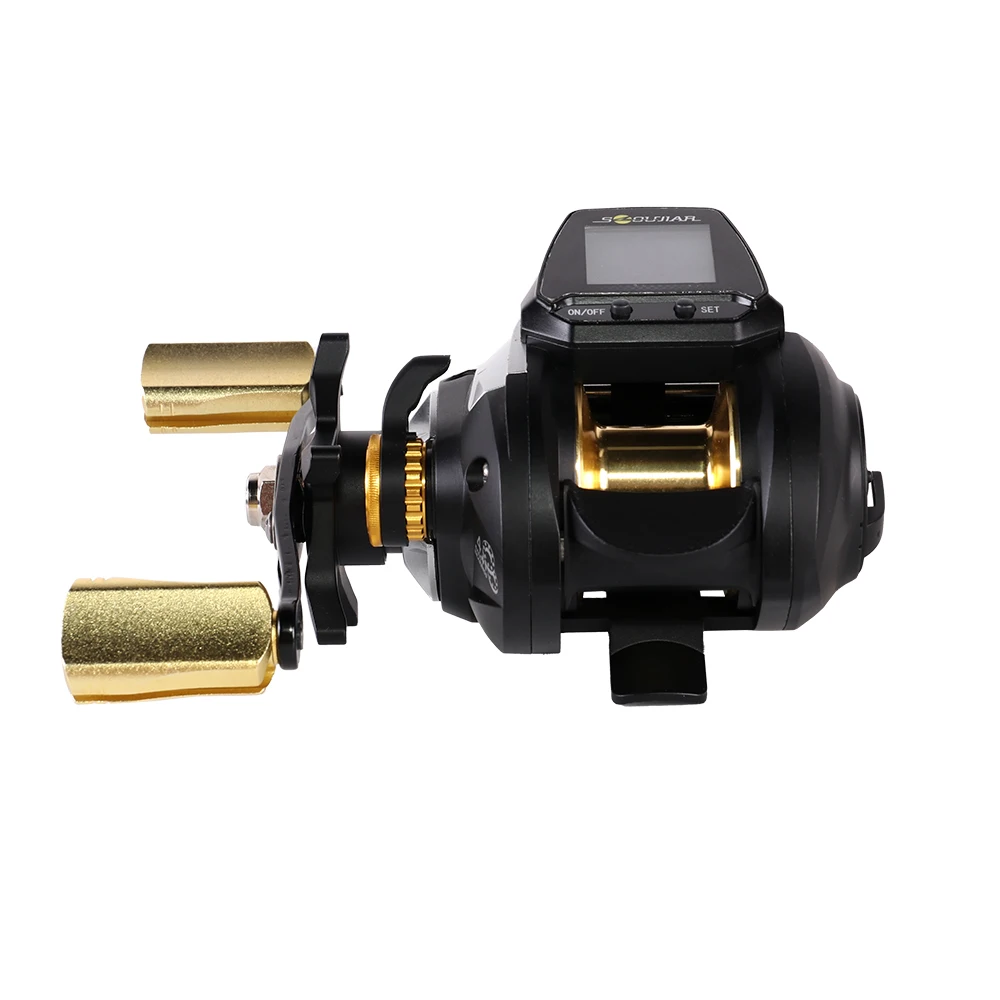 

RV125 Digital Display Seawater Baitcasting Reel 6.3:1 Rotation Ratio Electronic Sea Fishing Reel