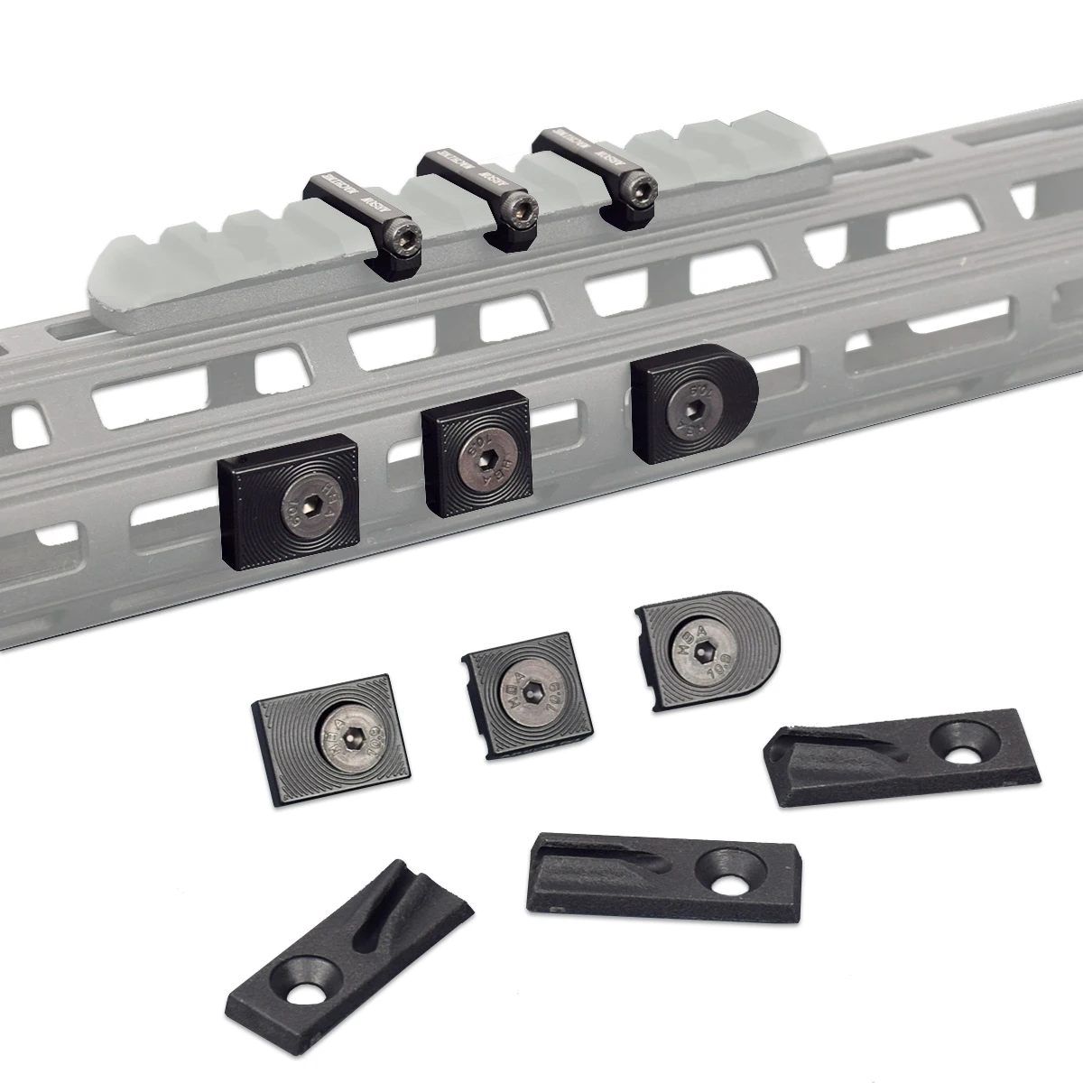 CNC Picatinny WireGuide système gestion des câbles Machine Arson arme tactique Scout lumière M600 M300 lampe de poche câble de commutation