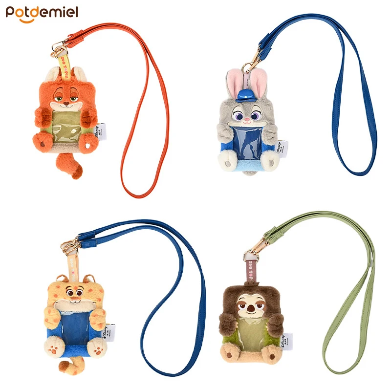 

Плюшевый мультфильм Диснея, сумасшедшая зоотопия, рабочий значок, нагрудный набор карточек для подарка на день рождения друзей, плюшевый кошелек для куклы Джудит Ника