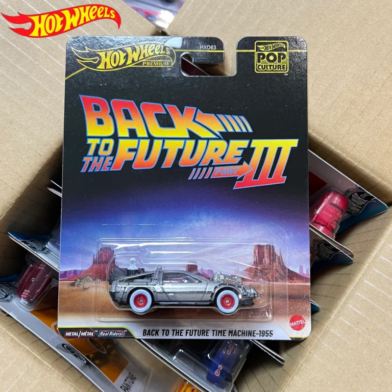 

Hot Wheels Premium 2026 Pop Culture Back To The Future Time Machine-1955 1:64 Diecast Alloy Car Collectible Vehicle Toys ﻿