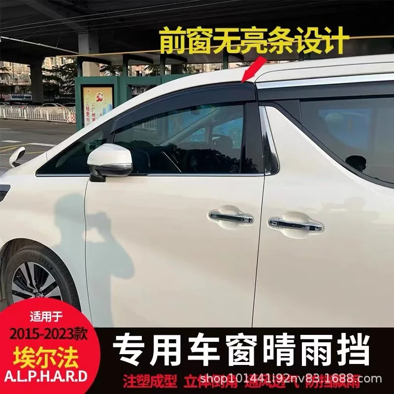 

Suitable for 2015 Toyota Alphard rain or shine shield Toyota30ALPHARDWindowvisor rain eyebrow sun visor