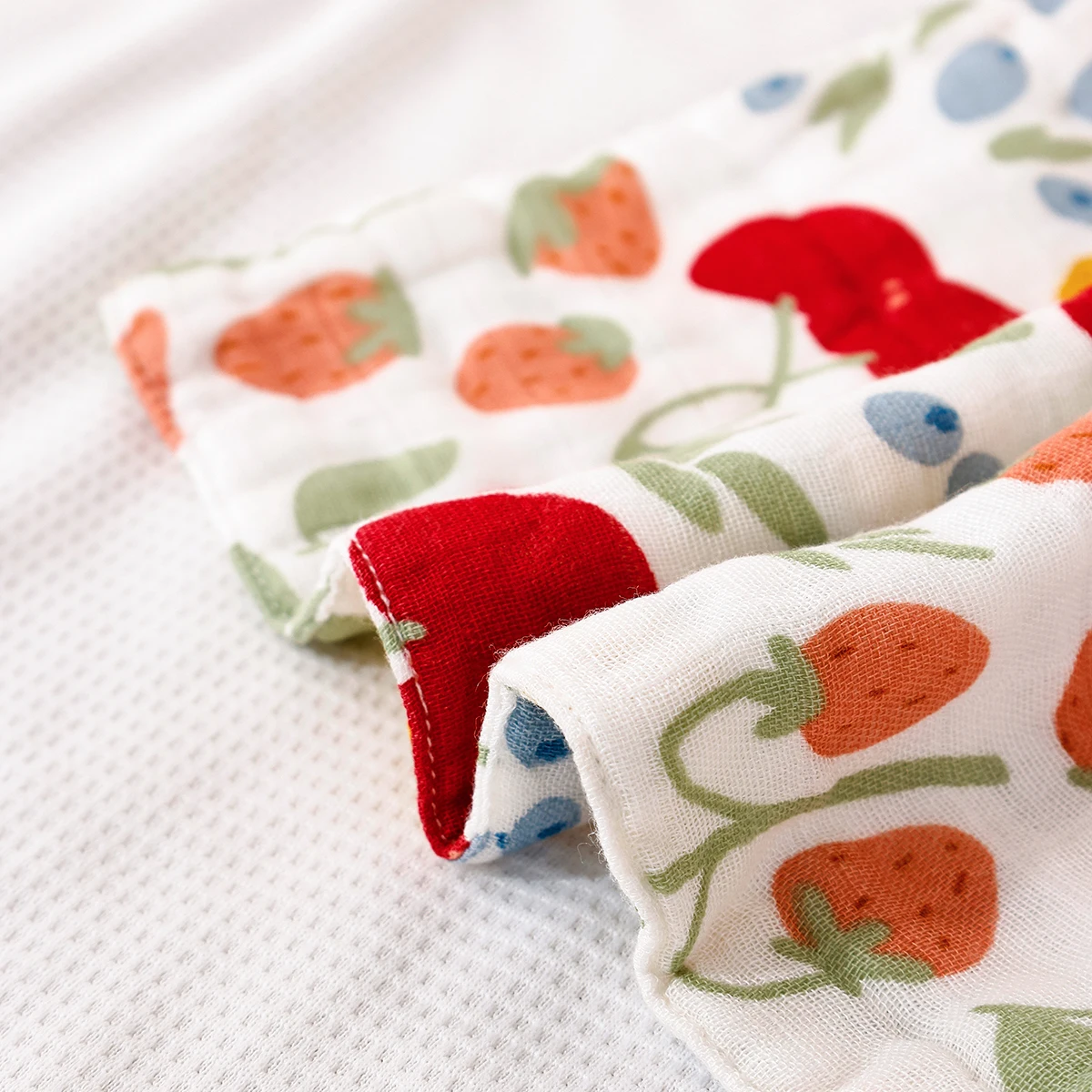 Elinfant 5 قطعة الخيزران الشاش مناشف الوجه منشفة ملابس التجشؤ لينة الشاش المرايل منشفة مجموعة غسل القماش مناديل #5