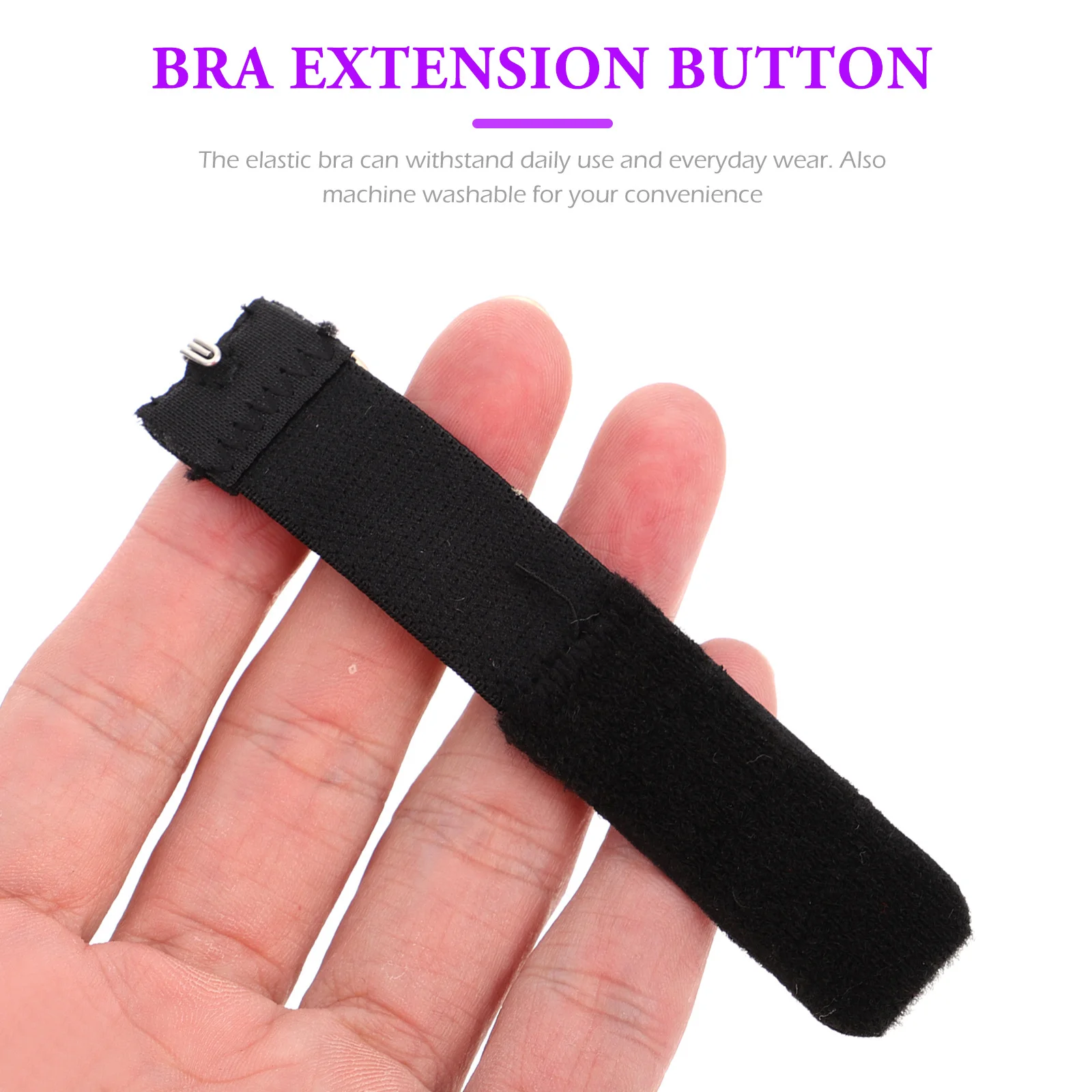20pcs Stainless Steel Back Closure Extender 3 Rows 1 Hook Elastic Women Bra Clasps Underwear Extension Buckle Bra Accessories