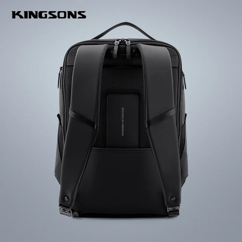 Men Backpack Kingsons Business Waterproof Anti-theft Laptop Backpack 15.6 Inch 2023 New Fashion School Bags for College Student