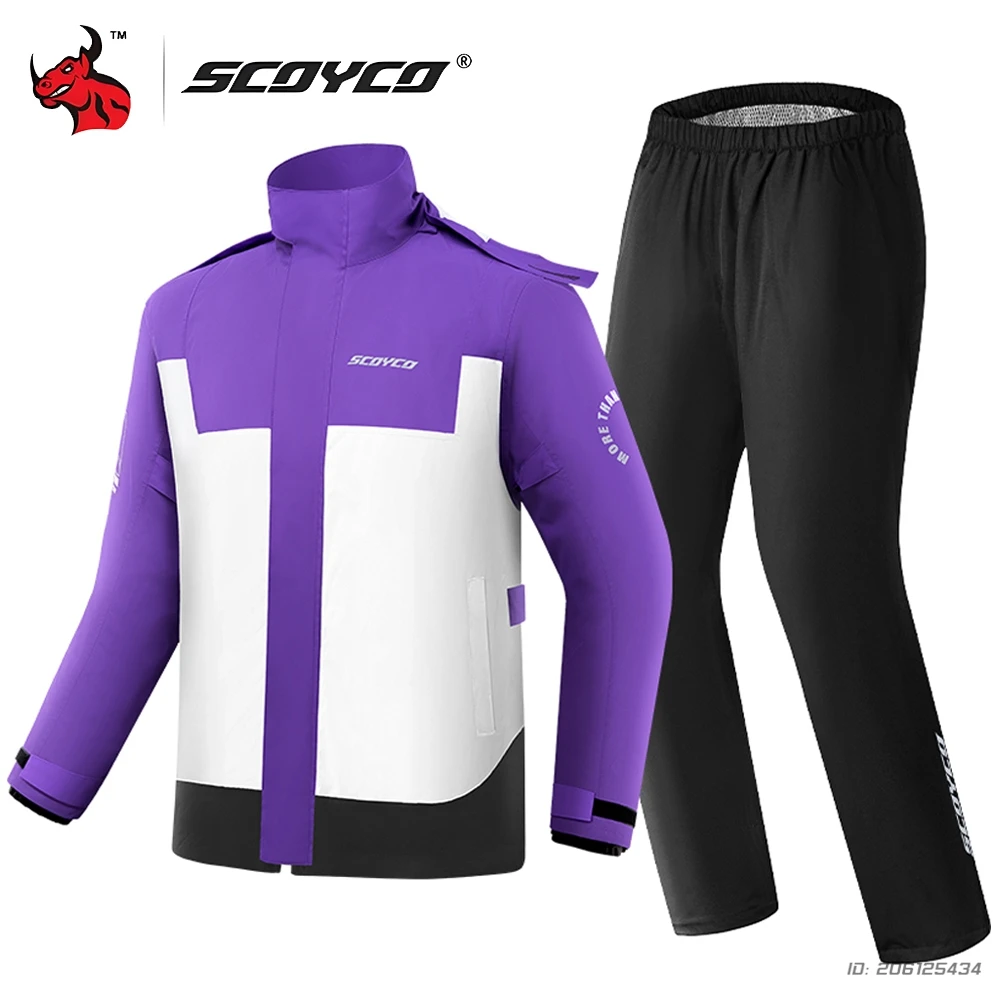

Motorcycle Rain Suit Provides An Affordable And Effective Two-piece Shield From Rain Enhancing Safety For Your Daily Commute