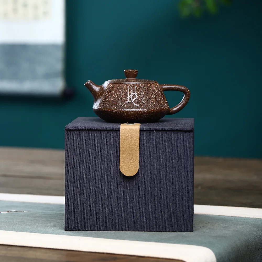 100ml Classic Yixing Purple Clay Teapot Raw Ore Zhu Mud Beauty Teaware Handmade Filter Tea Pot Tradition Zisha Tea Infuser