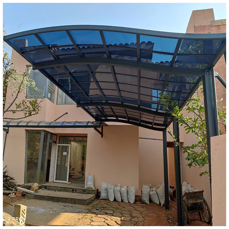 1Car parking shed home aluminum alloy canopy electric bicycle tricycle shed outdoor sunshade windproof sunscreen shed