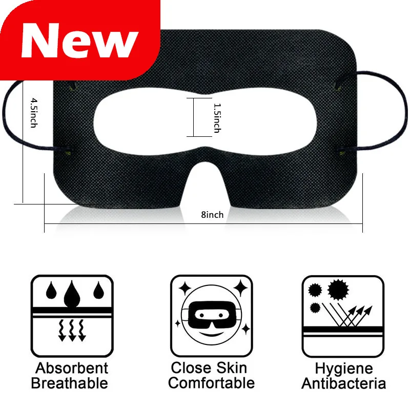VR Disposable Eye Mask for Oculus Quest 2 Sweat Breathable Eye Mask Cover for Quest 3 Pico 4 PSVR2 HTC VIVE HP Accessories