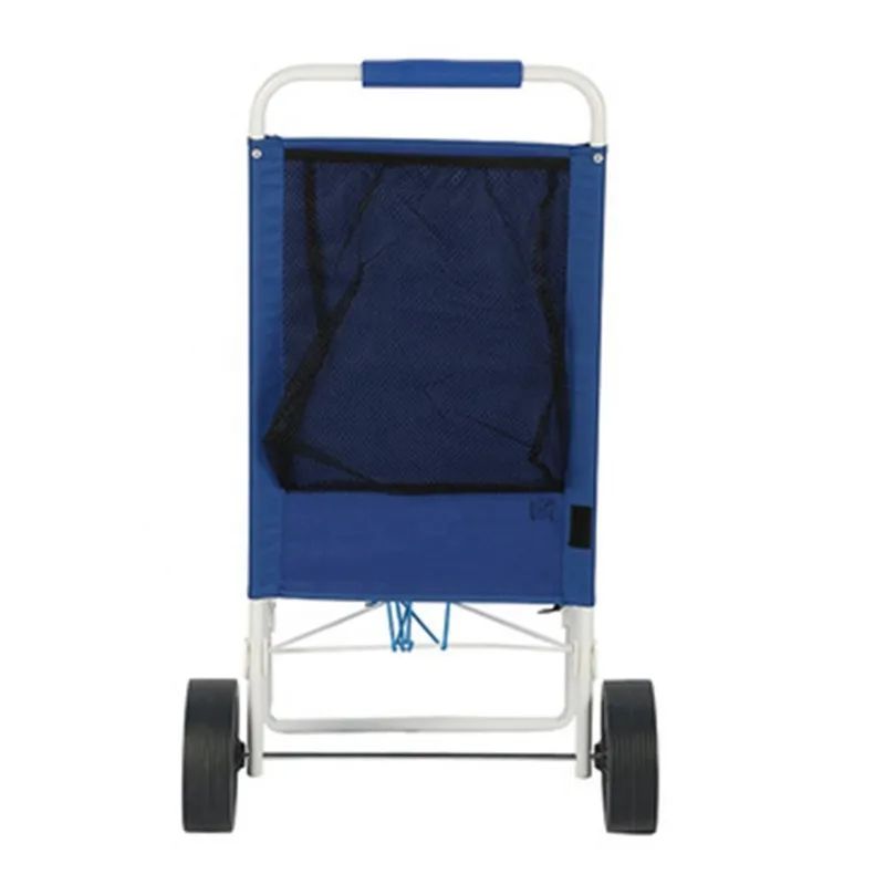 Kejie custom practical portable two-wheel foldable stainless steel platform trolley, durable, 50-pound load-bearin