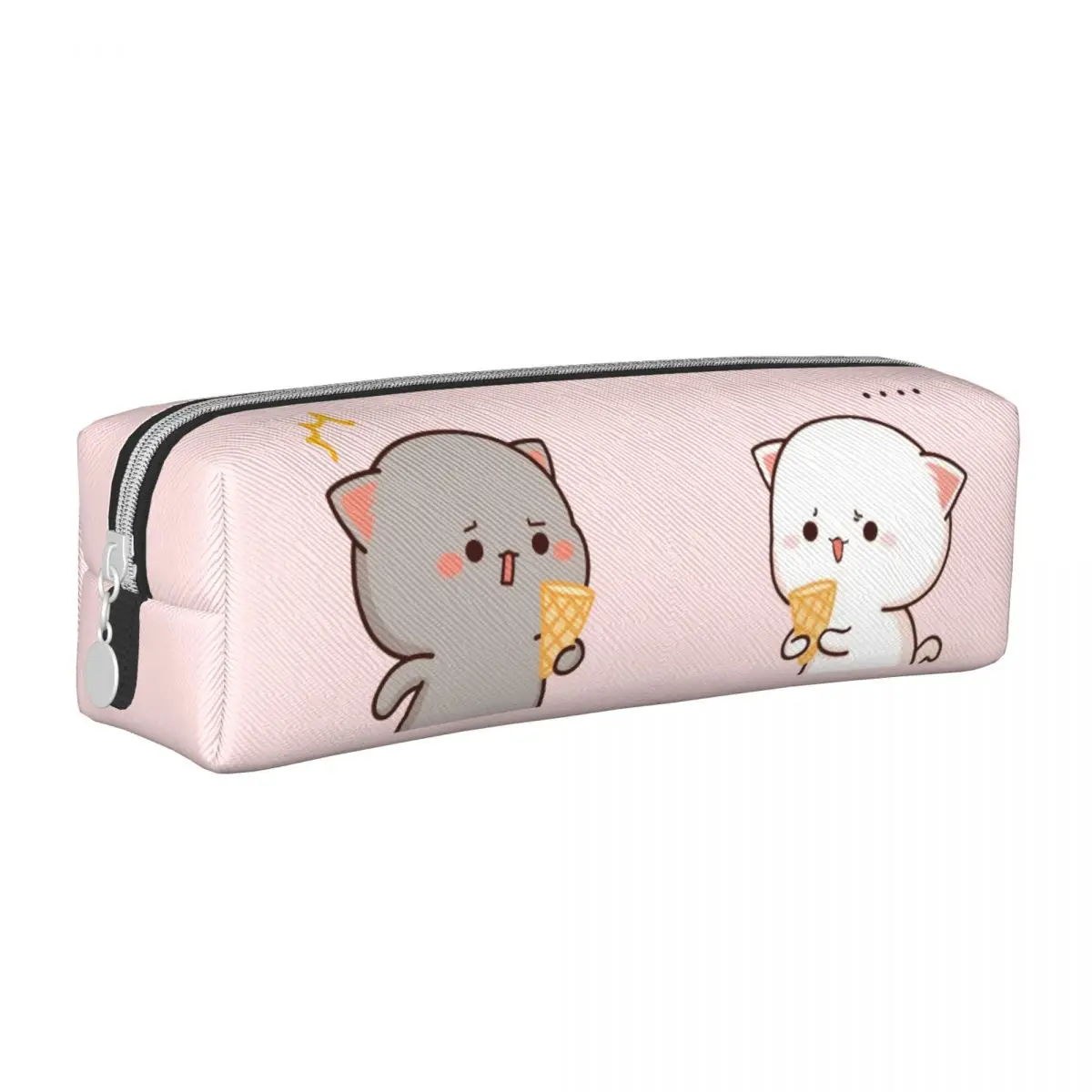 

Персиковый и резиновый карандаш с изображением кота мочи, милые карандаши с мороженым и медведем, держатель для ручек, Детская вместительная сумка, офисные подарки, канцелярские принадлежности