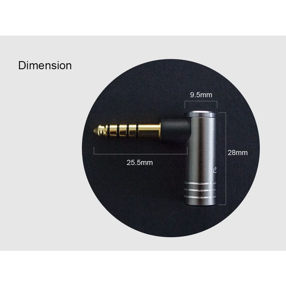 PH-4X CAYIN 4.4มม. อะแดปเตอร์ตัวเมียแบบสมดุลขนาด2.5มม. สำหรับ Shanling HIFIMAN