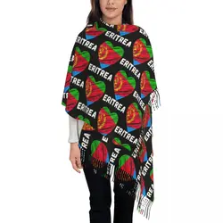 Keep Warm Scarf Autumn Eritrea Flag Holiday Eritrea Heart Eritrean Flag Shawls and Wrap Custom Bufanda Lady Popular Head Scarves