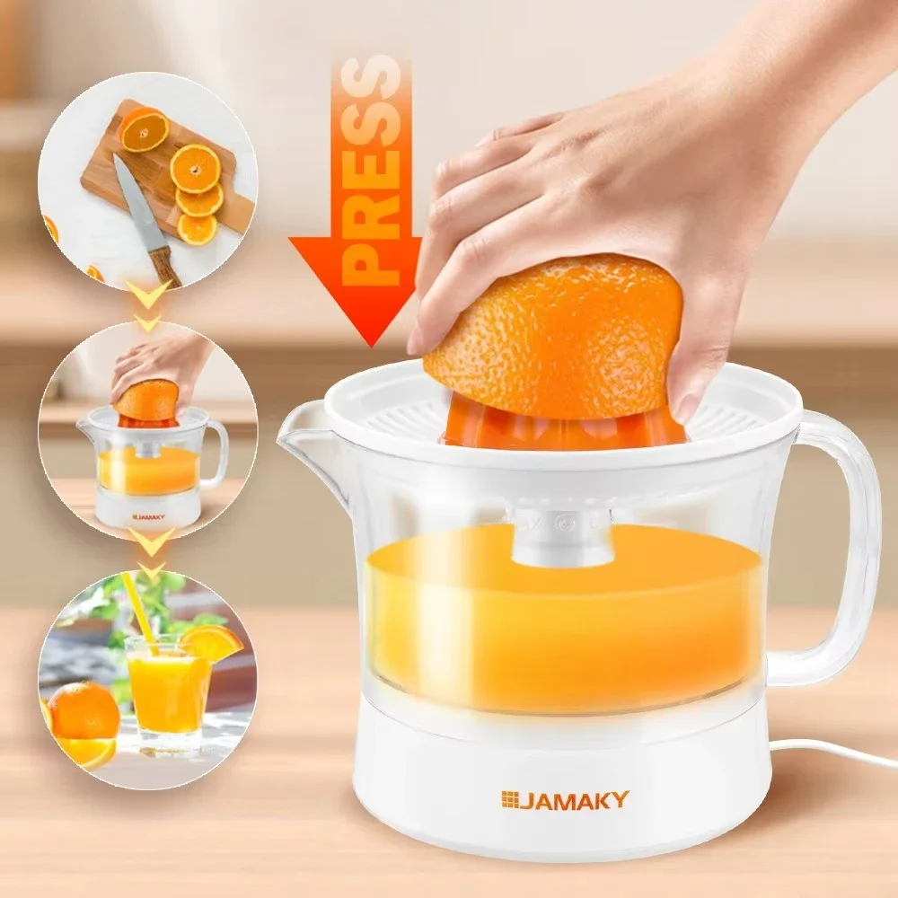 Houselin Electric Citrus Juicer,1-Button Juicer Machine,Orange Lime Grapefruit Lemon Squeezer,Easy to Clean  Juicer Squeezer