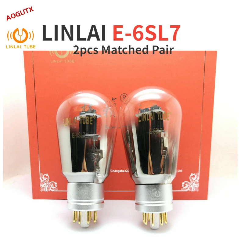 

LINLAI E-6SL7 E6SL7 Vacuum Tube Upgrade 6SL7 6N9P 5691 CV1985 6H9C 6SL7-T HIFI Audio Valve Tube AMP Amplifier Kit DIY Aogutx