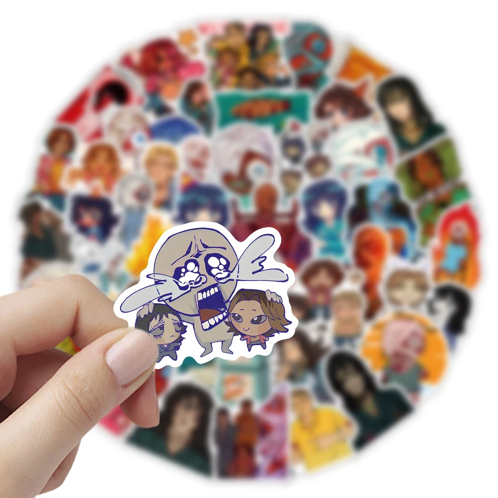 

10/30/60pcs Mouthwashing Game Cartoon Stickers Waterproof Decoration DIY Notebook Phone Laptop Bike Classic Cool Graffiti Decals