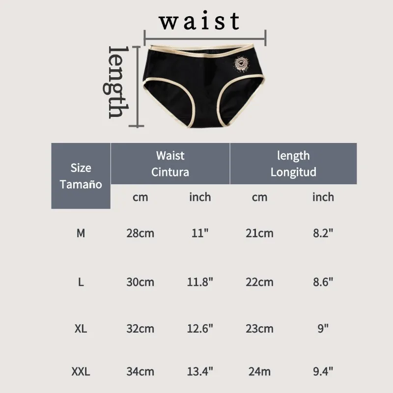 6 PCS Lot Women\'s Cotton Briefs Girls Simple Pure Cotton Underwear Female Panties Culottes Femme M-XXL
