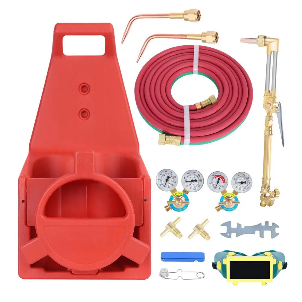 Oxy Acetylene Torch Kit Portable Medium Duty Gas Welding Cutting Outfit Tote Kit Without Tanks