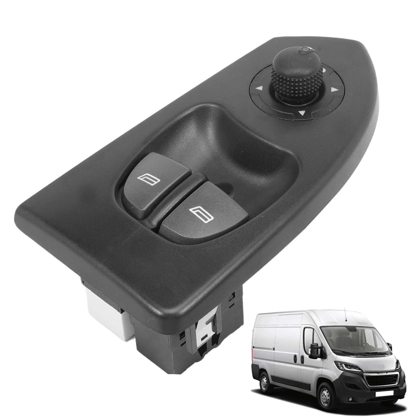 Auto Window Button Window Switch Electric Window Control Switch 735315619 Compatible for Boxer Jumper Ducato 6554.T3