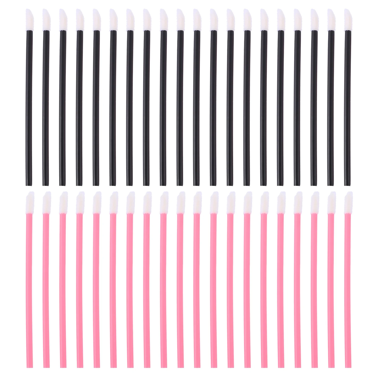 

200pcs Brushes Applicators Brush Makeup Tool Makeup Lipstick Brushes Supplies Black Plastic Eyelash Daily Replacement