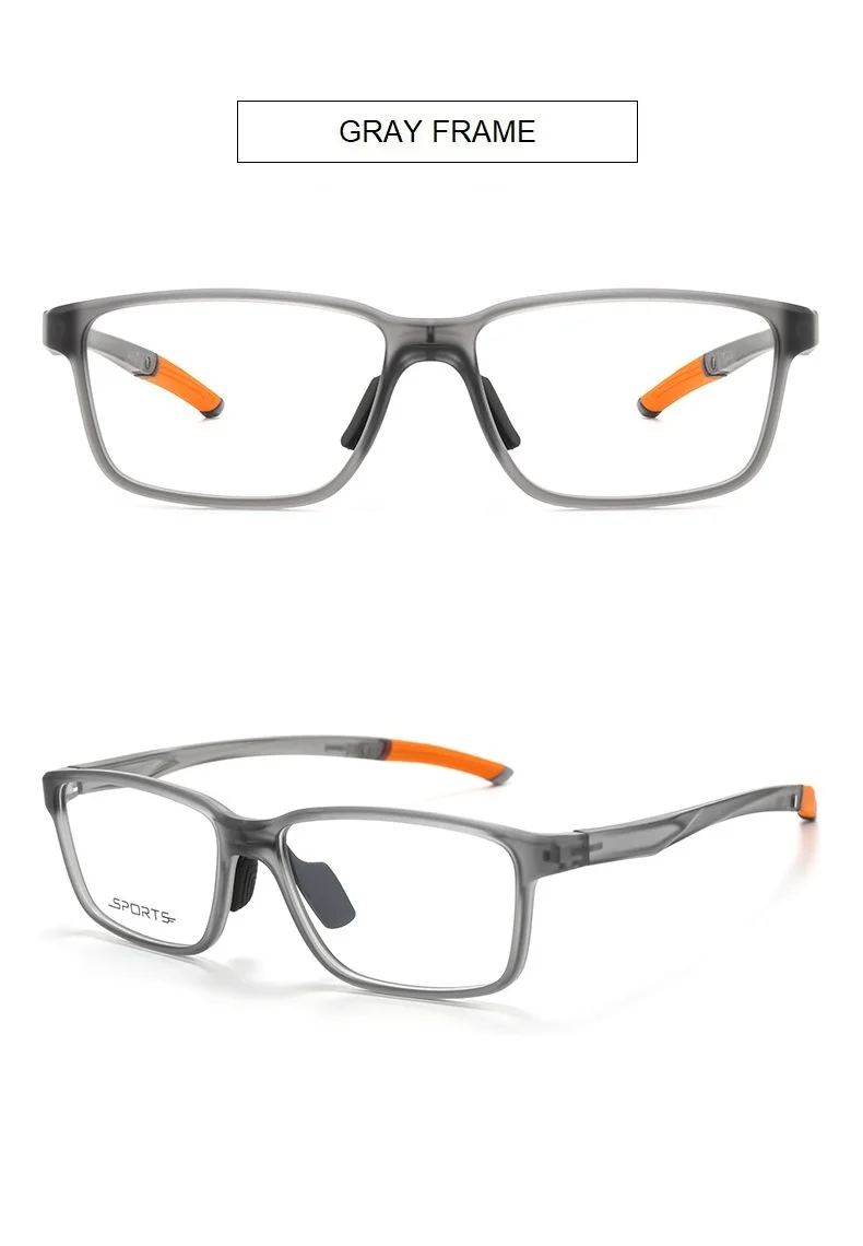 EYELUYAN Unisex Hochwertige TR90 Optische Brillenfassung Anti-Rutsch Laufbrillenfassung für Herren und Damen – Detail 9