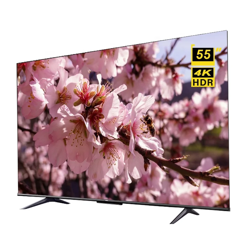 

Advanced Customization STLF ZJW OEM ODM 55" Inch Tempered Glass 55'' Frameless Television 4K 2K Smart TV Android Digital Televis