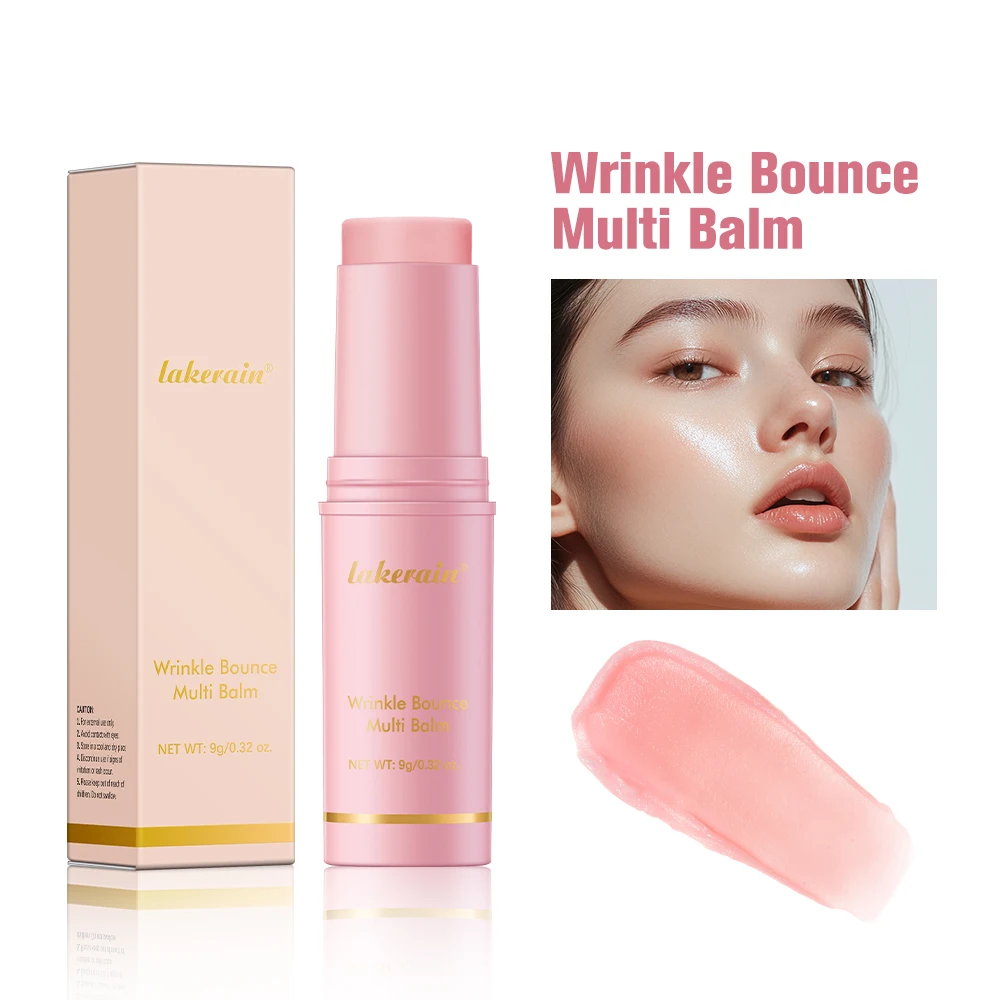 Wrinkle Bounce Multi Balm Facial Moisturizer Hydrating Lip Balm Eye Cream Neck Cream Makeup Base & Face Mist Moisture Balm Stick