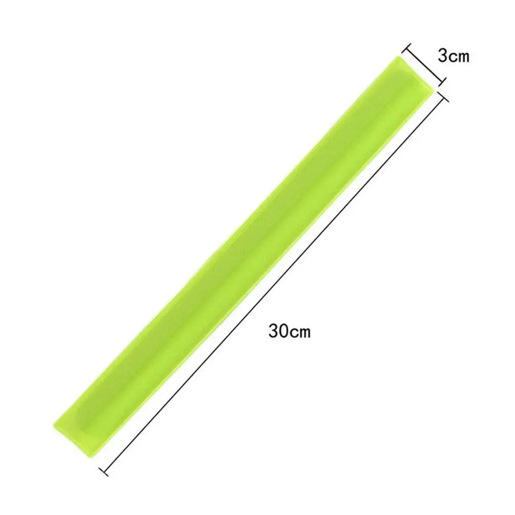 

6 Pcs Reflective Bracelet Safety Armband Night Running Bracelets PVC Wrist Slap