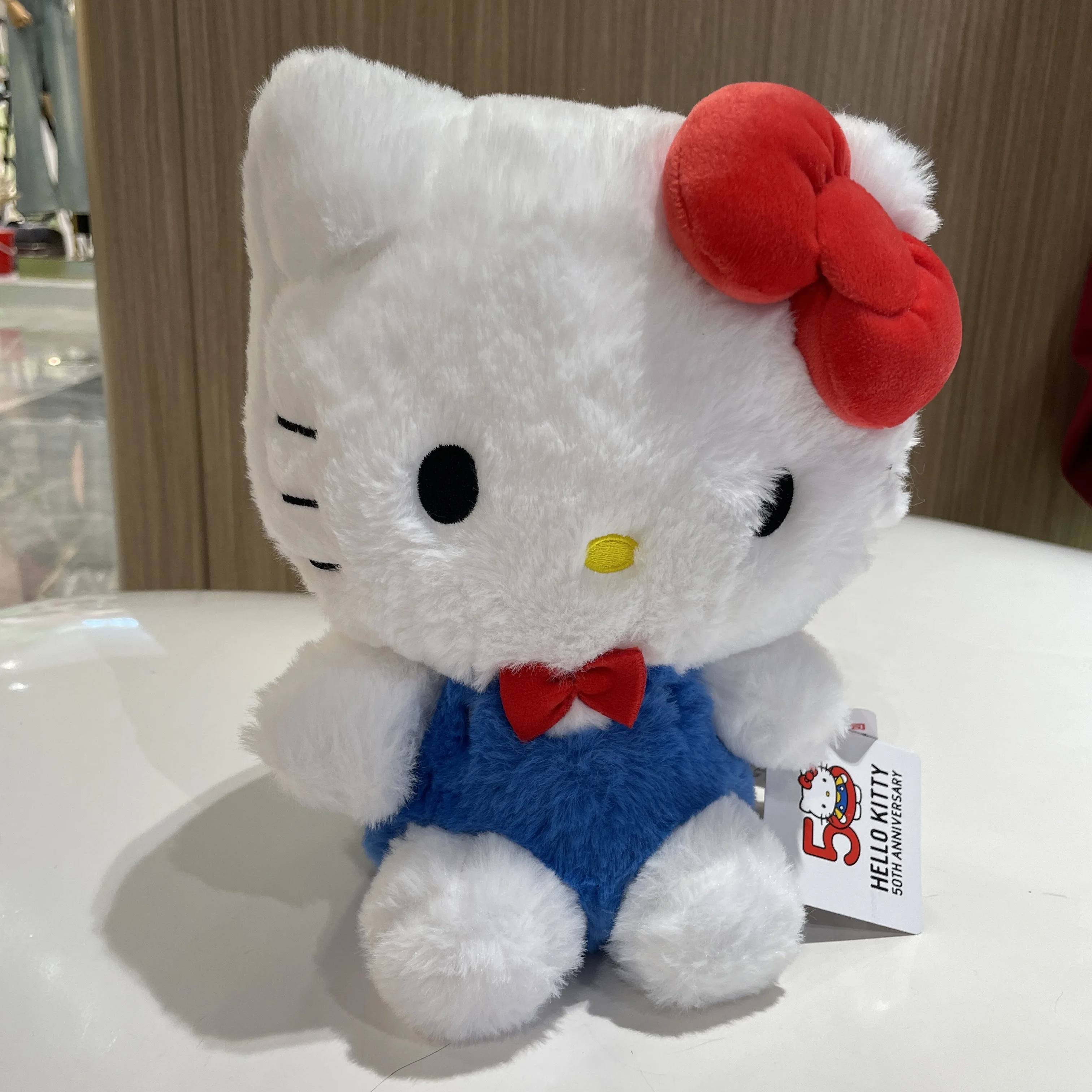 100% Genuine New Sanrio Hello Kitty Plush Toy 50th Anniversary Kuromi Melody Stuffed Dolls Children Birthday Christmas Gift