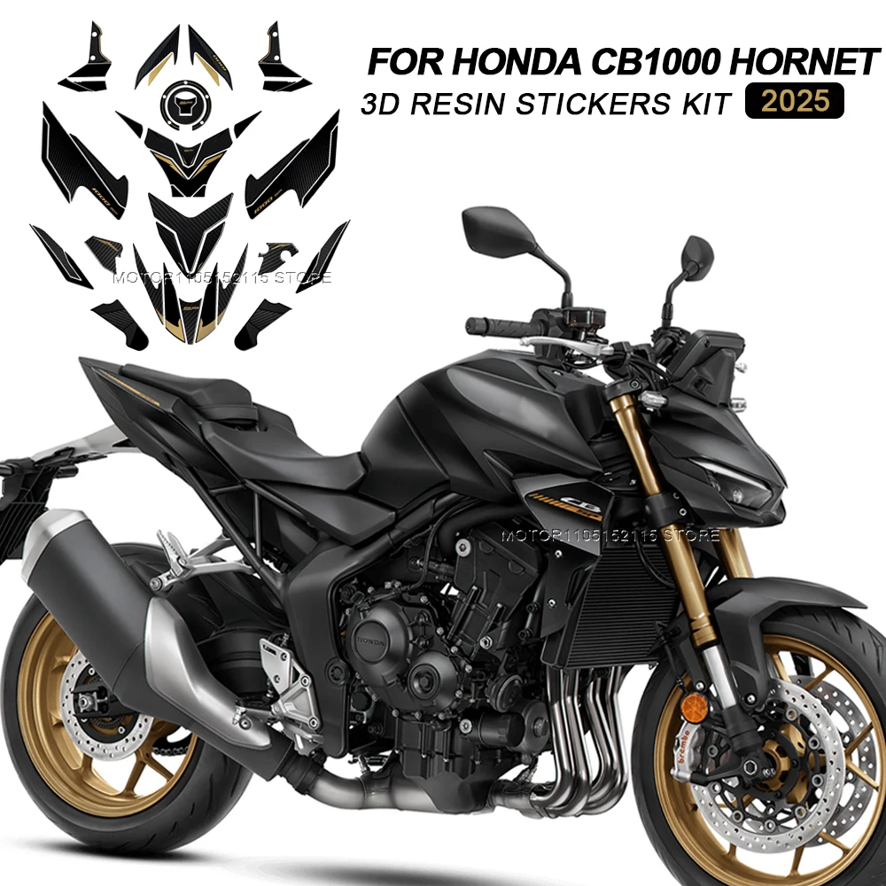 For CB1000 Hornet SP cb1000 hornet sp 2025 Waterproof Protective Sticker Motorcycle Guard Stickers 3D Epoxy Resin Sticker