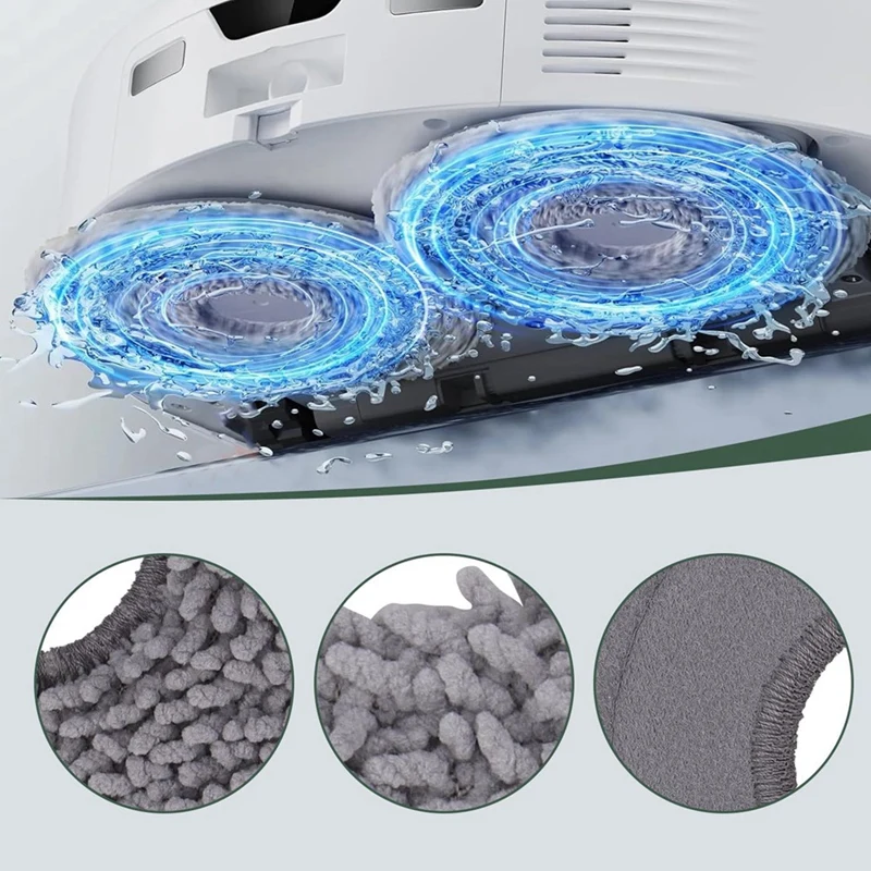 Запасные части для робота-пылесоса Roborock Qrevo Curv/P20 Pro, комплект аксессуаров, основная боковая щетка, HEPA-фильтр, швабры