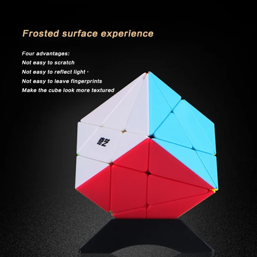 تشى يي سرعة المكعب السحري 3x3x3 لغز ملصقات سوداء المكعب السحري التعليم تعلم كوبو ماجيكو لعب للأطفال أطفال لعبة تعليمية